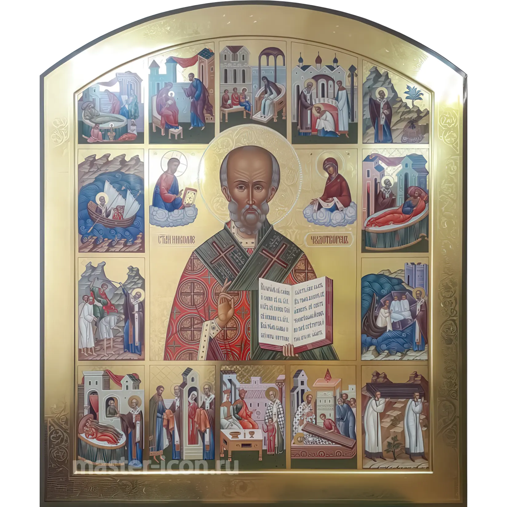 Житийная икона Николая Чудотворца Житийная икона Николая Чудотворца